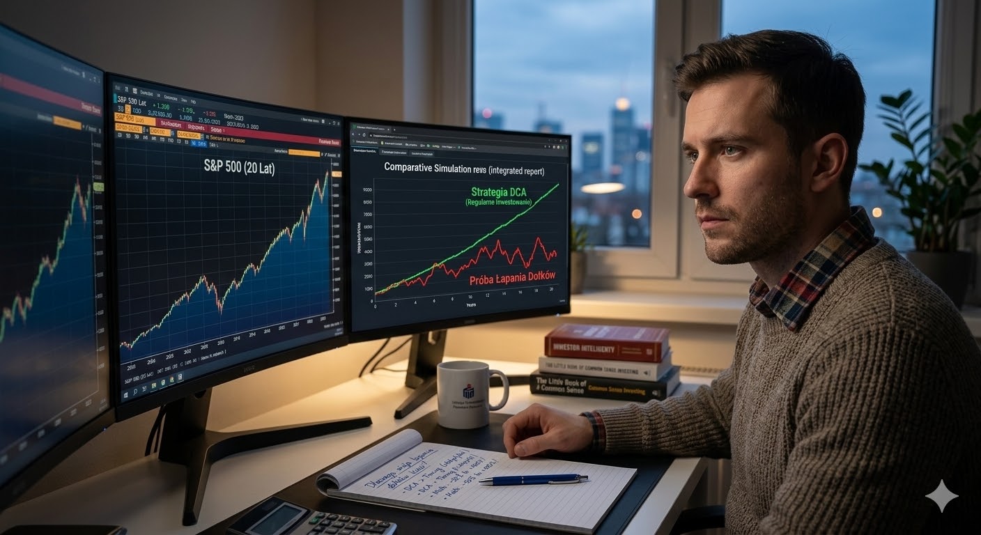 DCA czy "Buy the Dip"? Co twarde dane mówią o łapaniu dołków na giełdzie